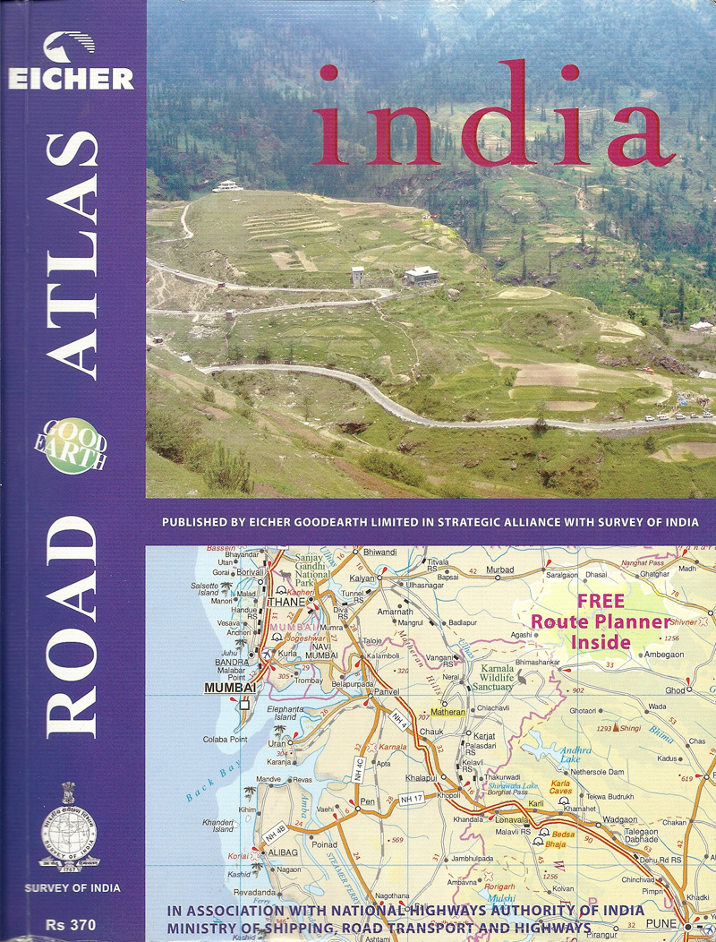 India Road Atlas de Eicher - Ici l'édition 2007