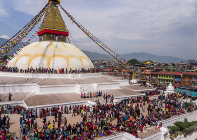 Bodhnath, centre de la communauté tibétaine de Kathmandu